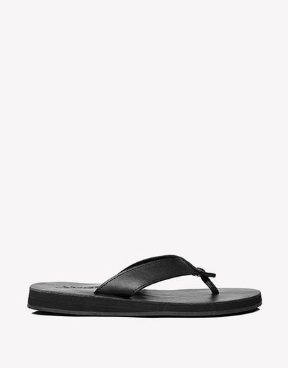 Australian Shepherd Murphy Unisex Leather Slides Thong-Slides-PEROZ Accessories