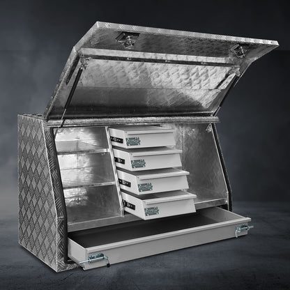 Giantz Aluminium Toolbox Generator Tool Box Drawers Truck Canopy Trailer Locks-Tools &gt; Tools Storage-PEROZ Accessories