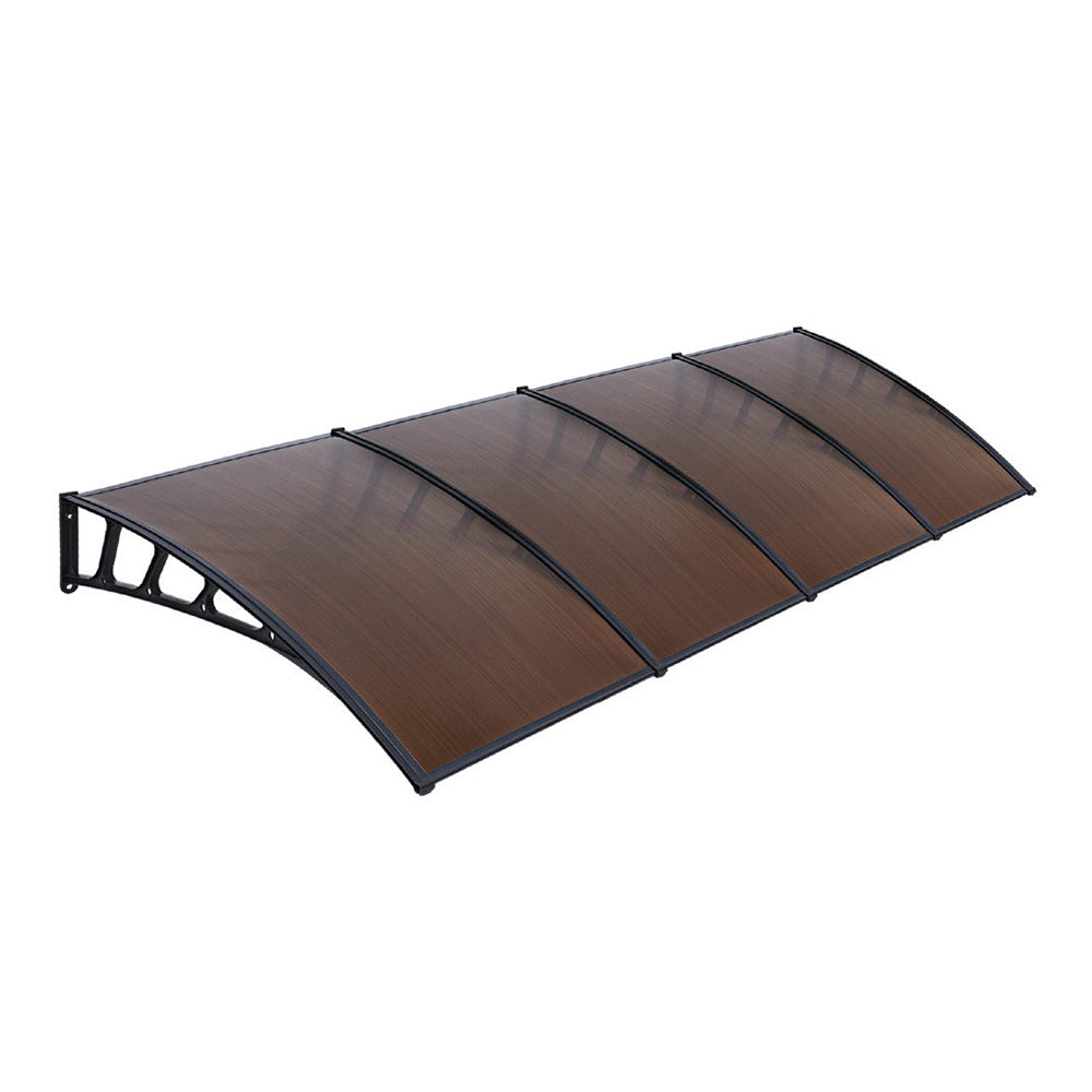 Instahut Window Door Awning Door Canopy Outdoor Patio Cover Shade 1.5mx4m DIY BR-Home &amp; Garden &gt; Shading-PEROZ Accessories