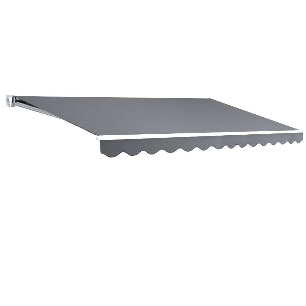 Instahut Retractable Folding Arm Awning Outdoor Sun Shade 3Mx2.5M PearlGrey-Home &amp; Garden &gt; Shading-PEROZ Accessories