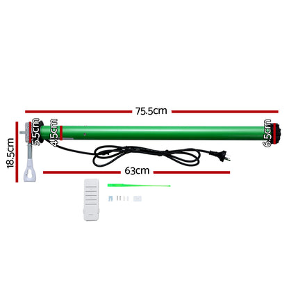Instahut 230V Replacement Motor w/ remote 40NM Folding Arm Awning Outdoor Blind-Home &amp; Garden &gt; Shading-PEROZ Accessories
