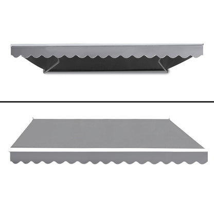 Instahut Folding Arm Awning Motorised Outdoor Pearl Retractable 4X2.5M-Home &amp; Garden &gt; Shading-PEROZ Accessories