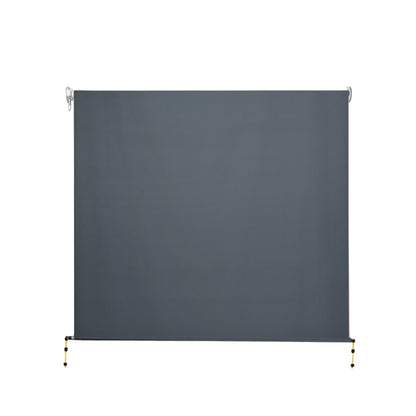 Instahut Outdoor Roller Blinds Roll Down Shade Retractable Window 2.1X2.5M-Home &amp; Garden &gt; Shading-PEROZ Accessories