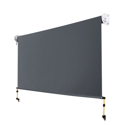 Instahut Outdoor Roller Blinds Roll Down Shade Retractable Window 2.1X2.5M-Home &amp; Garden &gt; Shading-PEROZ Accessories