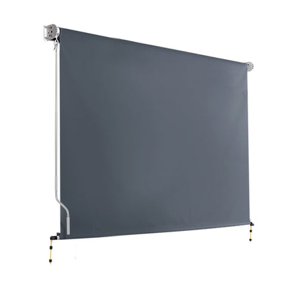 Instahut Outdoor Blind Window Roll Down Awning Canopy Privacy Screen 2.7X2.5M-Home &amp; Garden &gt; Shading-PEROZ Accessories