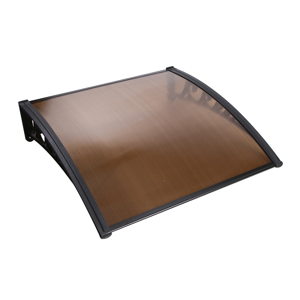 Instahut DIY Window Door Awning Brown 1 x 1M-Home &amp; Garden &gt; DIY-PEROZ Accessories