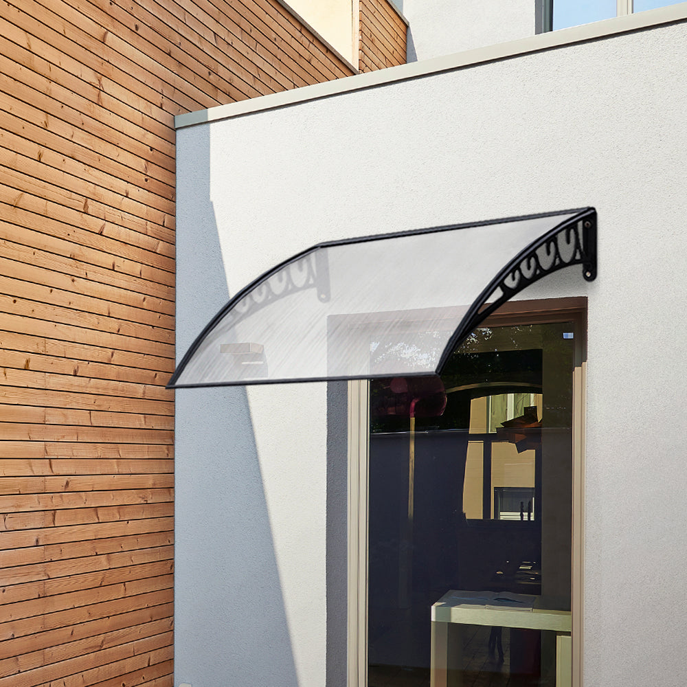 Instahut 1X1.2M Window Door Awning Canopy Rain Cover Sun Shield-Home &amp; Garden &gt; Shading-PEROZ Accessories