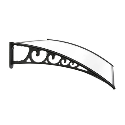 Instahut Window Door Awning Door Canopy Patio UV Sun Shield Transparent 1mx4m DIY-Home &amp; Garden &gt; Shading-PEROZ Accessories