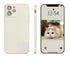 Anymob iPhone White Fashion Square Silicone Phone Case For IOS Full Lens Protection Cover iPhone Compatible-Mobile Phone Cases-PEROZ Accessories