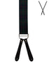BRACES. Y-Back with Leather Ends. Plaid Print. Navy. 35mm width.-Braces-PEROZ Accessories