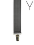 BRACES. Y-Back with Nickel Clips. Chevron Print. Black. 35mm width.-Braces-PEROZ Accessories