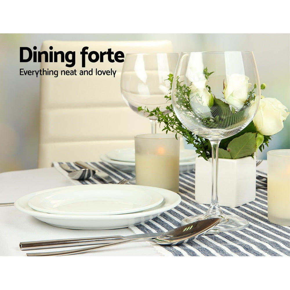Artiss Dining Table Round 4 Seater Replica Tables Cafe Timber White 90cm-Furniture &gt; Dining - Peroz Australia - Image - 5