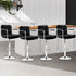 Artiss Set of 4 Bar Stools Gas lift Swivel Armrests - Steel and Black-Furniture > Bar Stools & Chairs - Peroz Australia - Image - 1