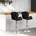 Artiss Set of 2 Kitchen Bar Stools - Black and Chrome-Furniture > Bar Stools & Chairs - Peroz Australia - Image - 1