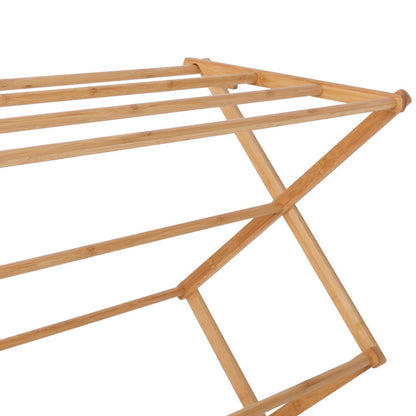 Artiss Clothes Rack Airer Foldable Bamboo Drying Laundry Dryer Garment Hanger-Furniture &gt; Bedroom - Peroz Australia - Image - 4