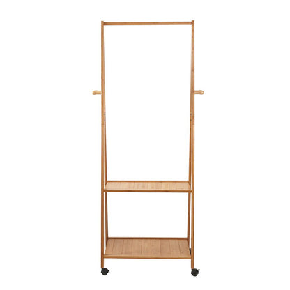 Artiss Bamboo Hanger Stand Wooden Clothes Rack Display Shelf-Furniture &gt; Bedroom - Peroz Australia - Image - 4