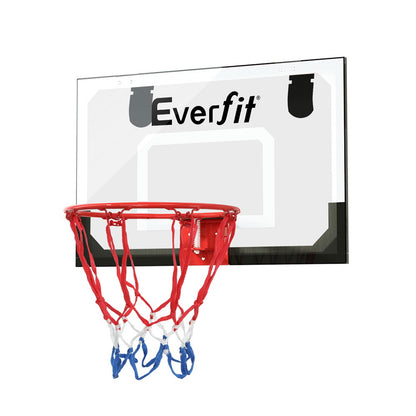 Everfit Mini Basketball Hoop Door Wall Mounted Kids Sport Backboard Indoor Black-Sports &amp; Fitness &gt; Basketball &amp; Accessories-PEROZ Accessories