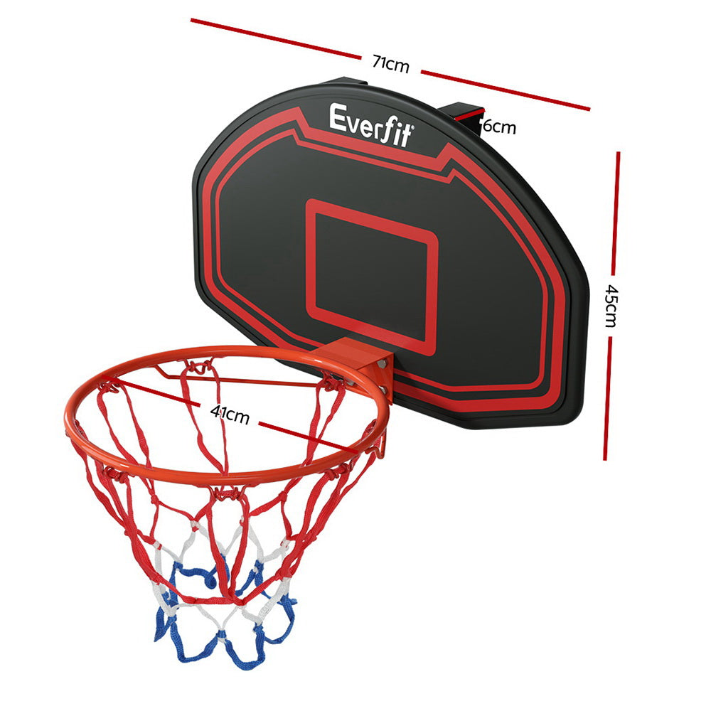 Everfit Basketball Hoop Door Wall Mounted Kids Sports Backboard Indoor Outdoor-Sports &amp; Fitness &gt; Basketball &amp; Accessories-PEROZ Accessories