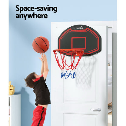 Everfit Basketball Hoop Door Wall Mounted Kids Sports Backboard Indoor Outdoor-Sports &amp; Fitness &gt; Basketball &amp; Accessories-PEROZ Accessories