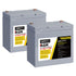 Giantz AGM Deep Cycle Battery 12V 75Ah Marine Sealed Power Portable Box Solar X2-Auto Accessories > Auto Accessories Others-PEROZ Accessories