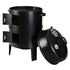 Grillz 3-in-1 Charcoal BBQ Smoker - Black-Home & Garden > BBQ-PEROZ Accessories