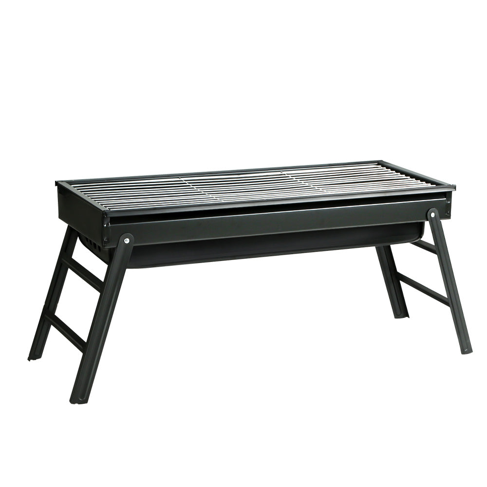Grillz Charcoal BBQ Grill Smoker Portable Barbecue Outdoor Foldable Camping-Outdoor &gt; Camping-PEROZ Accessories