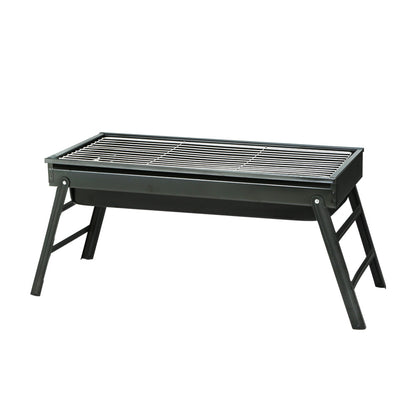 Grillz Charcoal BBQ Grill Smoker Portable Barbecue Outdoor Foldable Camping-Outdoor &gt; Camping-PEROZ Accessories