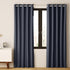 Artiss 2X Blockout Curtains Blackout Window Curtain Eyelet 140x230cm Charcoal-Curtains - Peroz Australia - Image - 1