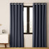 Artiss 2X Blockout Curtains Blackout Window Curtain Eyelet 240x230cm Charcoal-Curtains - Peroz Australia - Image - 1