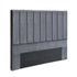 Artiss Bed Head Headboard Double Size Bedhead Velvet Frame Base VELA Grey-Furniture > Bedroom - Peroz Australia - Image - 1