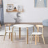 Keezi Nordic Kids Table Chair Set 3PC Desk Activity Study Play Children Modern-Baby & Kids > Kid&