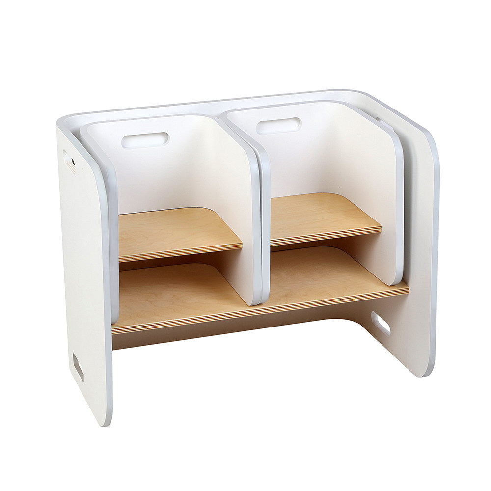 Keezi 3 PC Nordic Kids Table Chair Set White Desk Activity Compact Children-Baby &amp; Kids &gt; Kid&