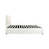 Oikiture King Single Bed Frame with Storage Space Gas Lift Bed Mattress Base White