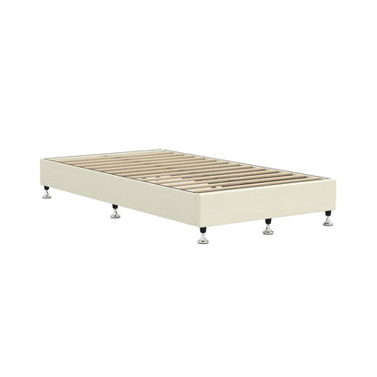 Shop Oikiture Bed Frame King Single Bed Base Platform Beige  | PEROZ Australia