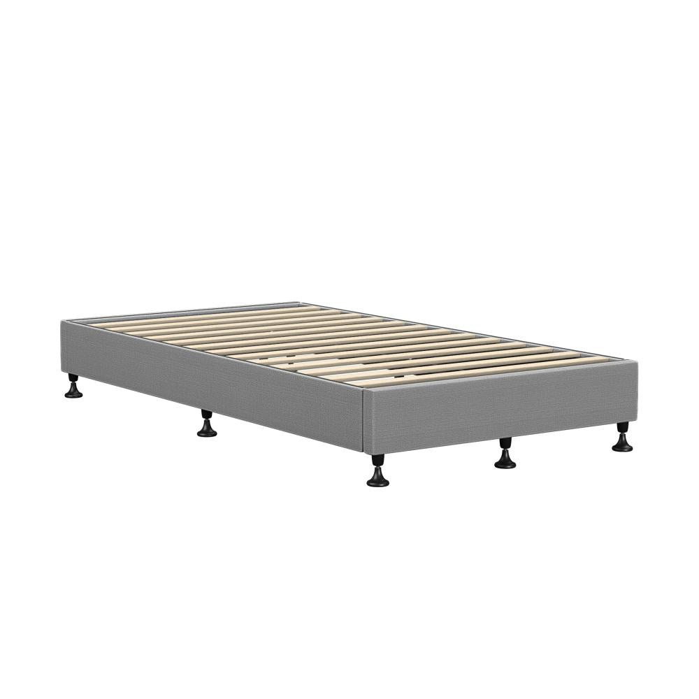 Shop Oikiture Bed Frame King Single Bed Base Platform Grey  | PEROZ Australia