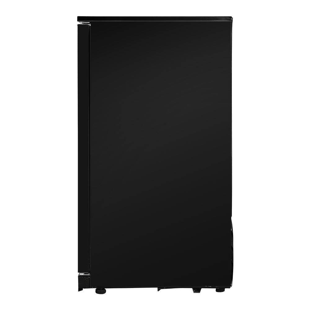 Devanti Bar Fridge 2 Glass Door Commercial Display Freeer Drink Beverage Cooler Black-Appliances &gt; Fridges-PEROZ Accessories