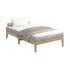 Oikiture Bed Frame Single Size Wooden SOFIE Pine Timber Mattress Base Bedroom-Wooden Bed Frame-PEROZ Accessories