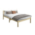 Oikiture Bed Frame Double Size Wood Mattress Base Wooden Timber Platform Bedroom-Wooden Bed Frame-PEROZ Accessories