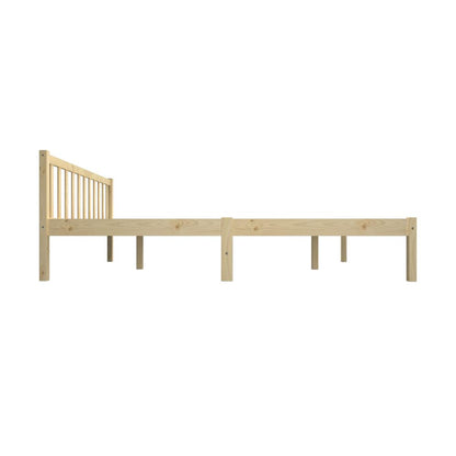 Oikiture Bed Frame Double Size Wood Mattress Base Wooden Timber Platform Bedroom-Wooden Bed Frame-PEROZ Accessories