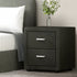Artiss Moda Bedside table - Charcoal-Furniture > Bedroom - Peroz Australia - Image - 8