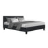Artiss Neo Bed Frame Fabric - Charcoal Queen-Furniture > Bedroom - Peroz Australia - Image - 1