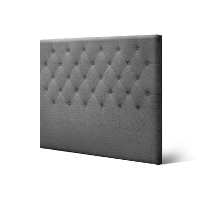 Artiss Bed Head Headboard King Single Bedhead Fabric CAPPI Grey-Furniture &gt; Bedroom - Peroz Australia - Image - 3