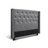 Artiss Bed Head Headboard Queen Size Bedhead Fabric Frame Base Grey LUCA-Furniture > Bedroom - Peroz Australia - Image - 1