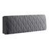 Anyhouz Headboard Cover Dark Gray Zigzag Pattern Super Soft Smooth Quilted Velvet Bed Back Dust Protector Cover 100x70cm-Bed Headboard-PEROZ Accessories