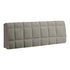 Anyhouz Headboard Cover Square Light Gray Super Soft Smooth Quilted Velvet Bed Back Dust Protector Cover 200x70cm-Bed Headboard-PEROZ Accessories