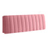 Anyhouz Headboard Cover Pink Short Plush Super Soft Smooth Quilted Velvet Bed Back Dust Protector Cover 190x70cm-Bed Headboard-PEROZ Accessories