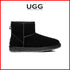 Water Resistant | UGG Boots Unisex Mini Classic Suede Sheepskin Wool Australian Shepherd-Boots-PEROZ Accessories