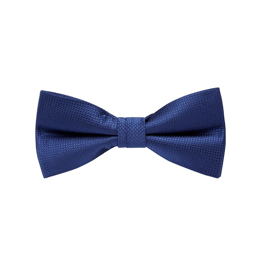 BOW TIE + POCKET SQUARE SET. Wedding. Royal Blue. Supplied with matching pocket square.-Bow Ties-PEROZ Accessories