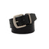 BRONCO Black. Full Grain Natural Leather Belt. 38mm width. Larger sizes.-Full Grain Leather Belts-PEROZ Accessories