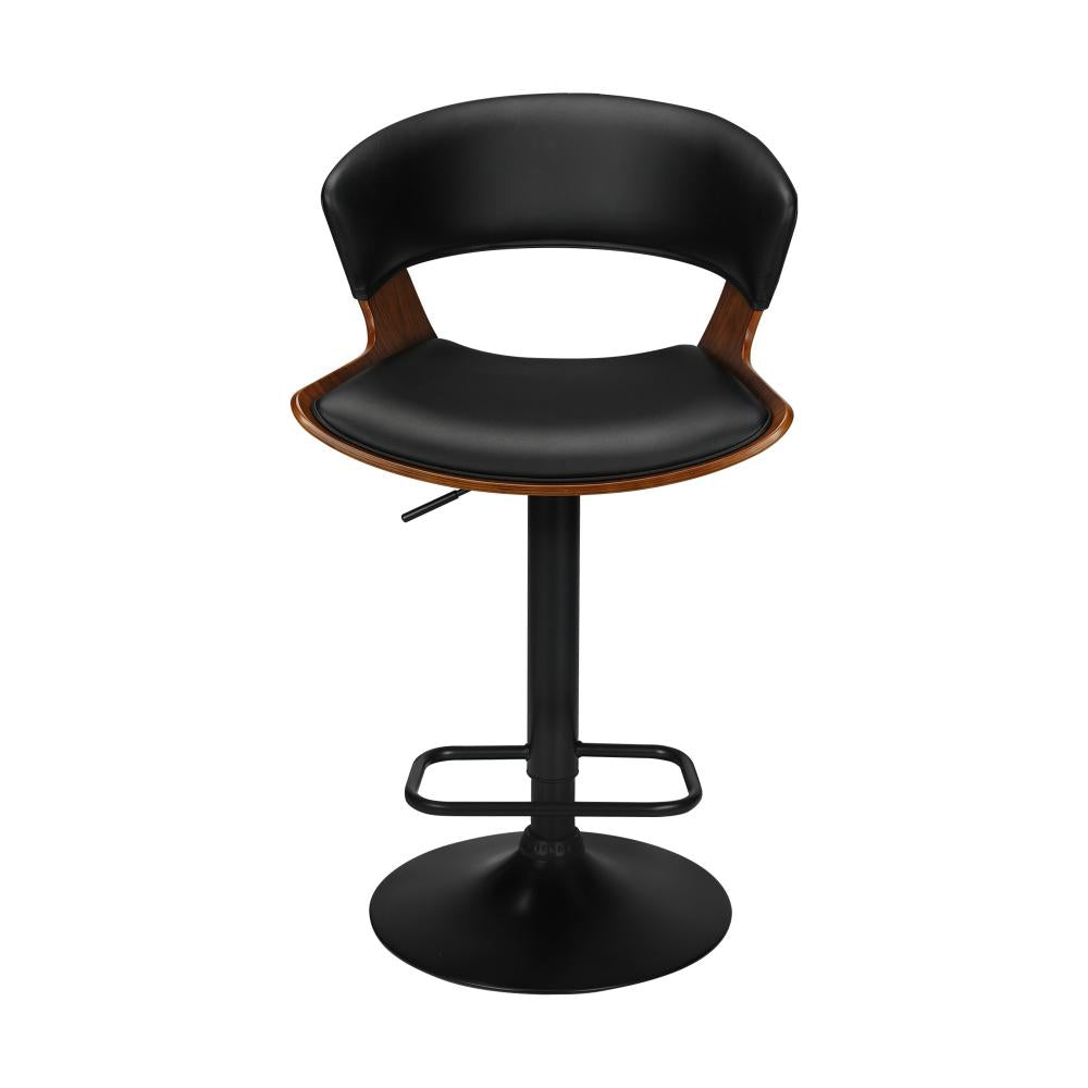 Oikiture Bar Stools Kitchen Stool Bar Chairs Swivel Barstool Leather Gas Lift-Bar Stool-PEROZ Accessories